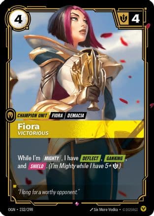 Fiora - Victorious — Origins