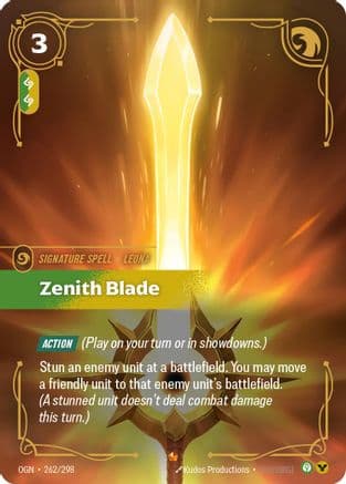 Zenith Blade — Origins