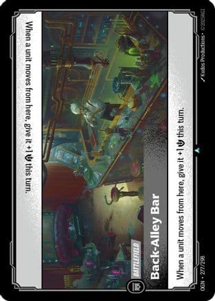 Back-Alley Bar — Origins