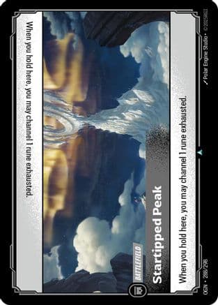 Startipped Peak — Origins