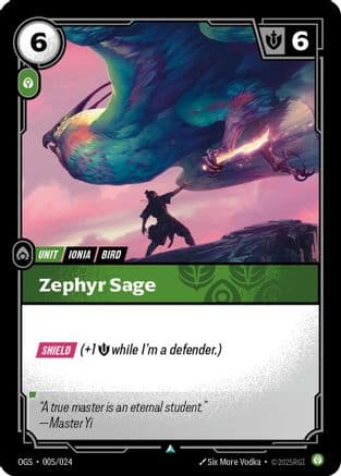 Zephyr Sage — Origins: Proving Grounds