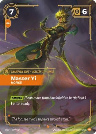 Master Yi - Honed — Origins: Proving Grounds