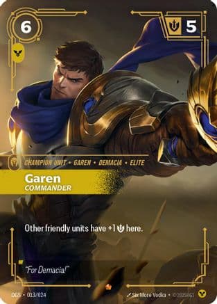 Garen - Commander — Origins: Proving Grounds