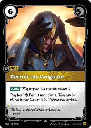 Recruit the Vanguard — Origins: Proving Grounds