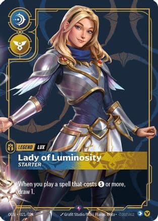 Lux - Lady of Luminosity (Starter) — Origins: Proving Grounds