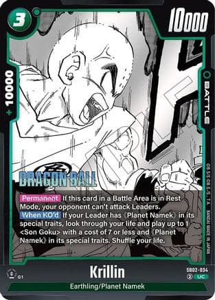 Krillin - SB02-034 — Manga Booster 02