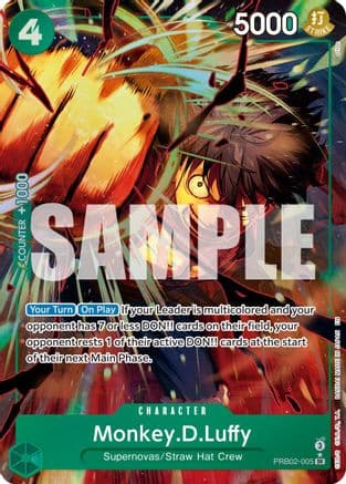 Monkey.D.Luffy - PRB02-005 (Alternate Art) — Premium Booster -The Best- Vol. 2