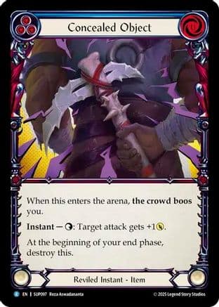 Concealed Object — Super Slam Flesh and Blood card by Reza Aswadananta