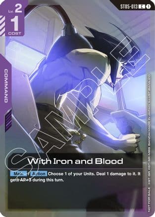With Iron and Blood (ST05 Release Event) — Gundam Promotional Cards