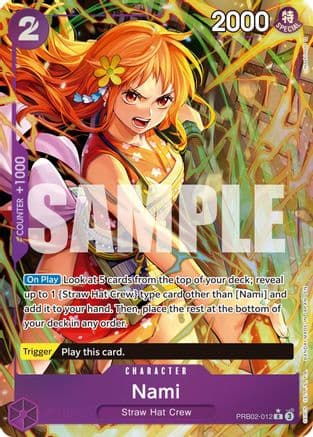 Nami (Alternate Art) — Premium Booster -The Best- Vol. 2