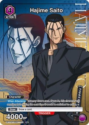 Hajime Saito (113) (R*) — UE11ST: Rurouni Kenshin Starter Deck