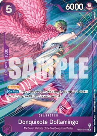Donquixote Doflamingo (Alternate Art) — Premium Booster -The Best- Vol. 2