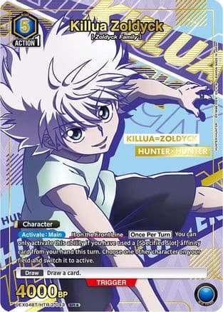 Killua Zoldyck (043) (SR*) — Union Arena card