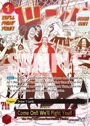 Come On!! We'll Fight You!! (Alternate Art) — Premium Booster -The Best- Vol. 2