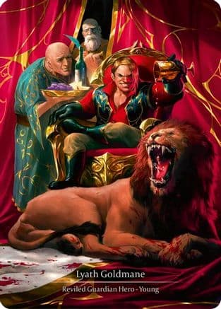 Lyath Goldmane (Marvel) — Super Slam Flesh and Blood card by Nathaniel Himawan