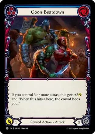 Goon Beatdown — Super Slam Flesh and Blood card by Shen Fei