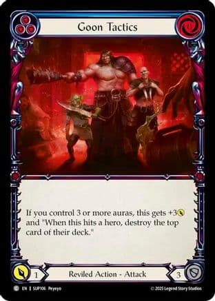 Goon Tactics — Super Slam Flesh and Blood card by Peyeyo