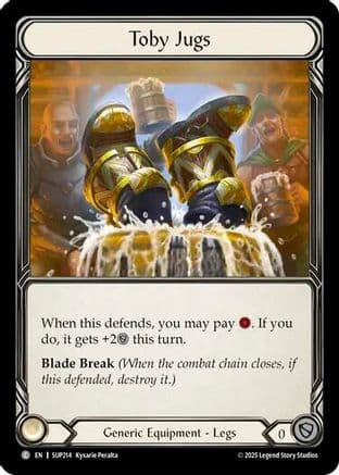 Toby Jugs — Super Slam Flesh and Blood card by Kyōtarō Peralta