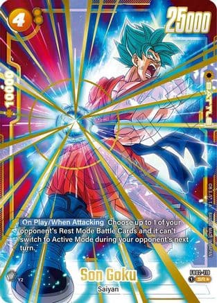 Son Goku - FB02-119 (Gold) — Fusion World Promotion Cards and Packs