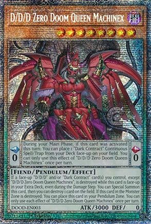 D/D/D Zero Doom Queen Machinex (Starlight Rare) — Yu-Gi-Oh! card