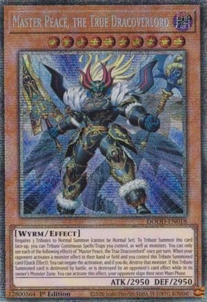 Master Peace, the True Dracoverlord (Starlight Rare) — Doom of Dimensions