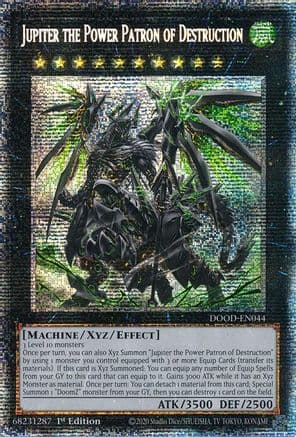 Jupiter the Power Patron of Destruction (Starlight Rare) — Doom of Dimensions