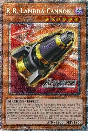 R.B. Lambda Cannon (Starlight Rare) — Doom of Dimensions