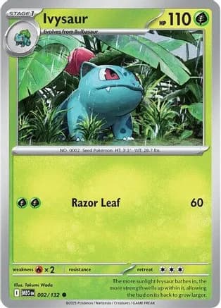 Ivysaur - 002/132 — ME01: Mega Evolution