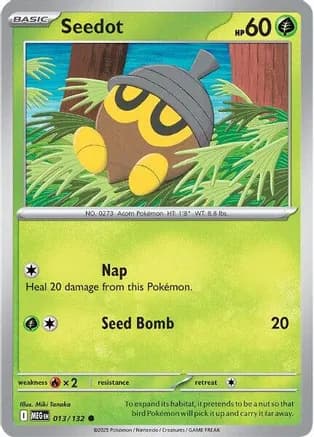 Seedot — ME01: Mega Evolution