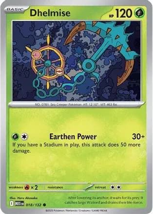 Dhelmise — ME01: Mega Evolution