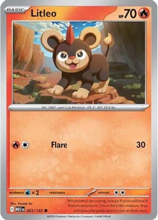 Litleo - 023/132 — ME01: Mega Evolution