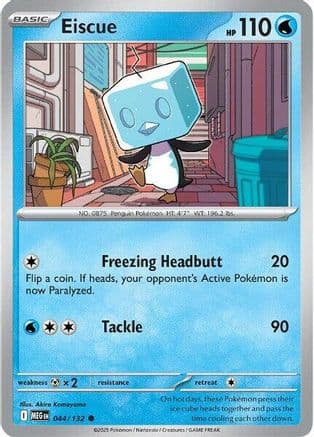 Eiscue — ME01: Mega Evolution Pokémon TCG card by nagimiso