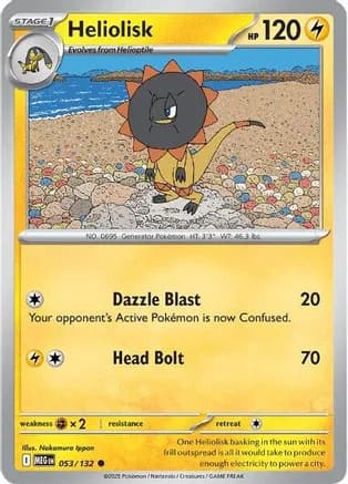 Heliolisk — ME01: Mega Evolution