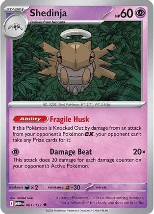 Shedinja - 061/132 — ME01: Mega Evolution