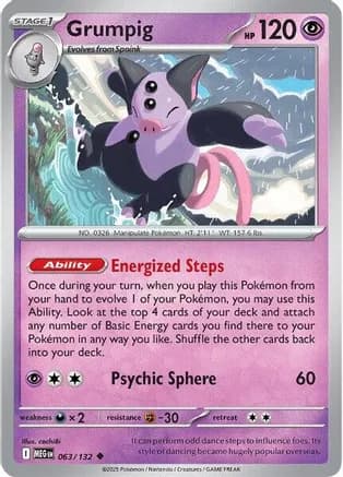 Grumpig — ME01: Mega Evolution