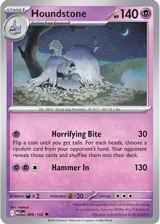 Houndstone - 066/132 — ME01: Mega Evolution