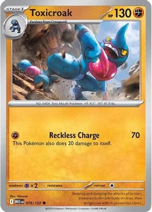 Toxicroak — ME01: Mega Evolution