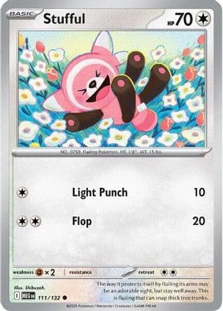 Stufful - 111/132 — ME01: Mega Evolution Pokémon TCG card by Shibuzoh.