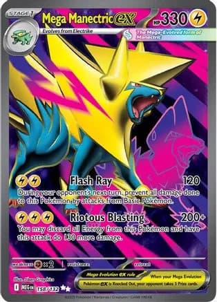 Mega Manectric ex - 158/132 — ME01: Mega Evolution