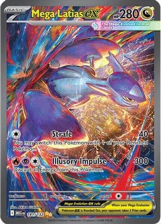 Mega Latias ex - 181/132 — Pokémon TCG card