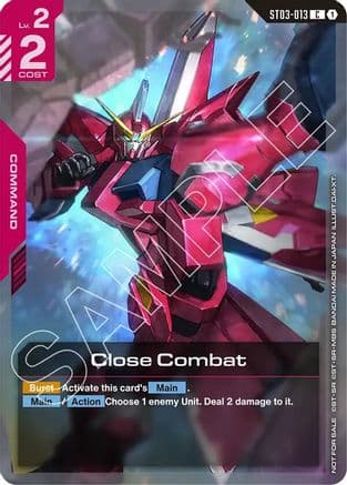 Close Combat (Championship Participation Pack 01) — Gundam Promotional Cards