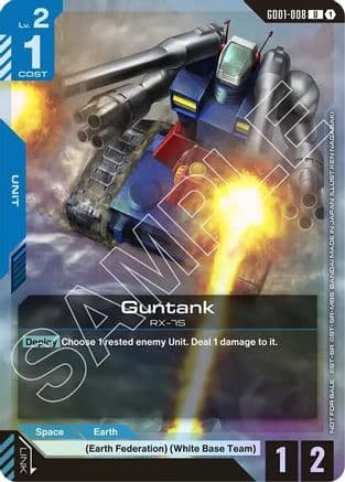 Guntank (Championship Participation Pack 01) — Gundam Promotional Cards