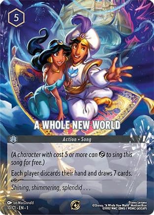 A Whole New World — Disney Lorcana Promo Cards