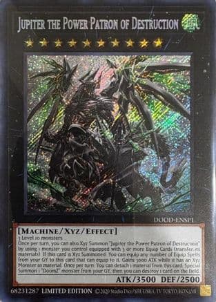 Jupiter the Power Patron of Destruction (SR) (DOOD-ENSP1) — Doom of Dimensions
