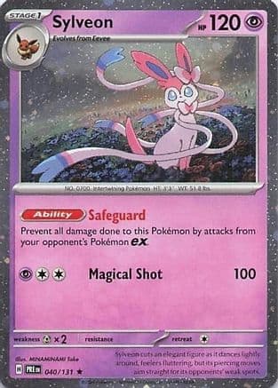 Sylveon - 040/131 (Cosmos Holo) — Miscellaneous Cards & Products Pokémon TCG card by AKIMANAMI Abe