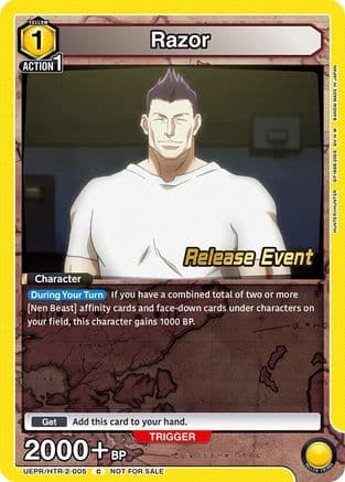 Razor (005) — UEX04BT: HUNTER X HUNTER Vol.2 Release Event Cards