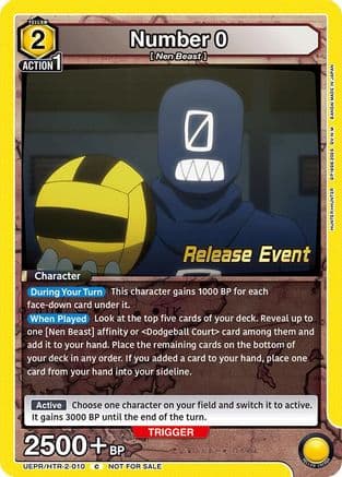 Number 0 — UEX04BT: HUNTER X HUNTER Vol.2 Release Event Cards