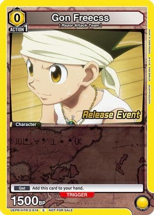 Gon Freecss (014) — UEX04BT: HUNTER X HUNTER Vol.2 Release Event Cards