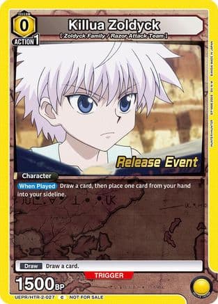 Killua Zoldyck (027) — UEX04BT: HUNTER X HUNTER Vol.2 Release Event Cards