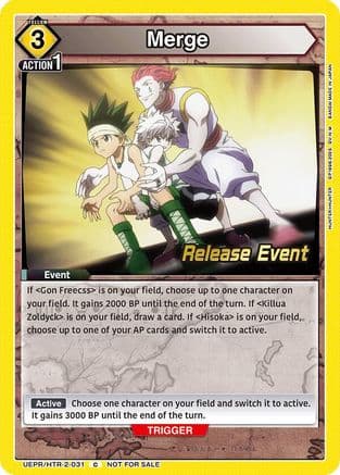 Merge — UEX04BT: HUNTER X HUNTER Vol.2 Release Event Cards